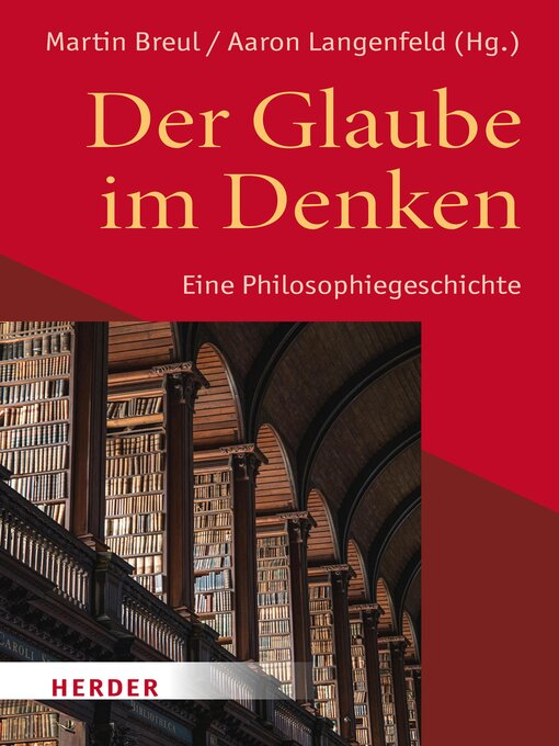 Title details for Der Glaube im Denken by Martin Breul - Available